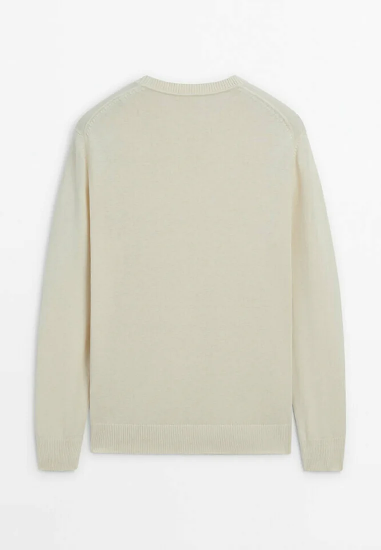Massimo Dutti CON CUELLO REDONDO - Suéter