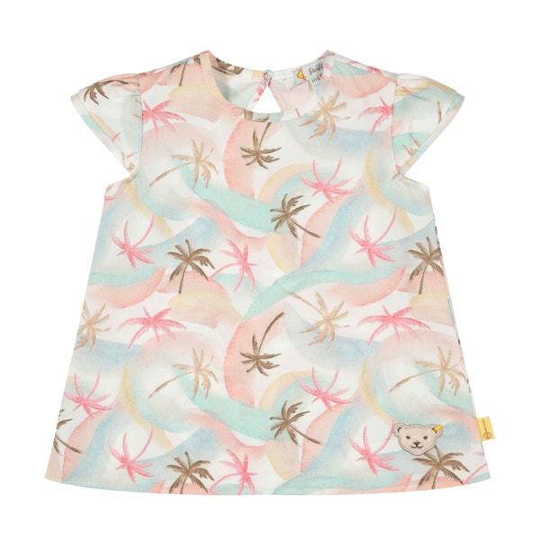 Bluse kurzarm, pink für Mädchen