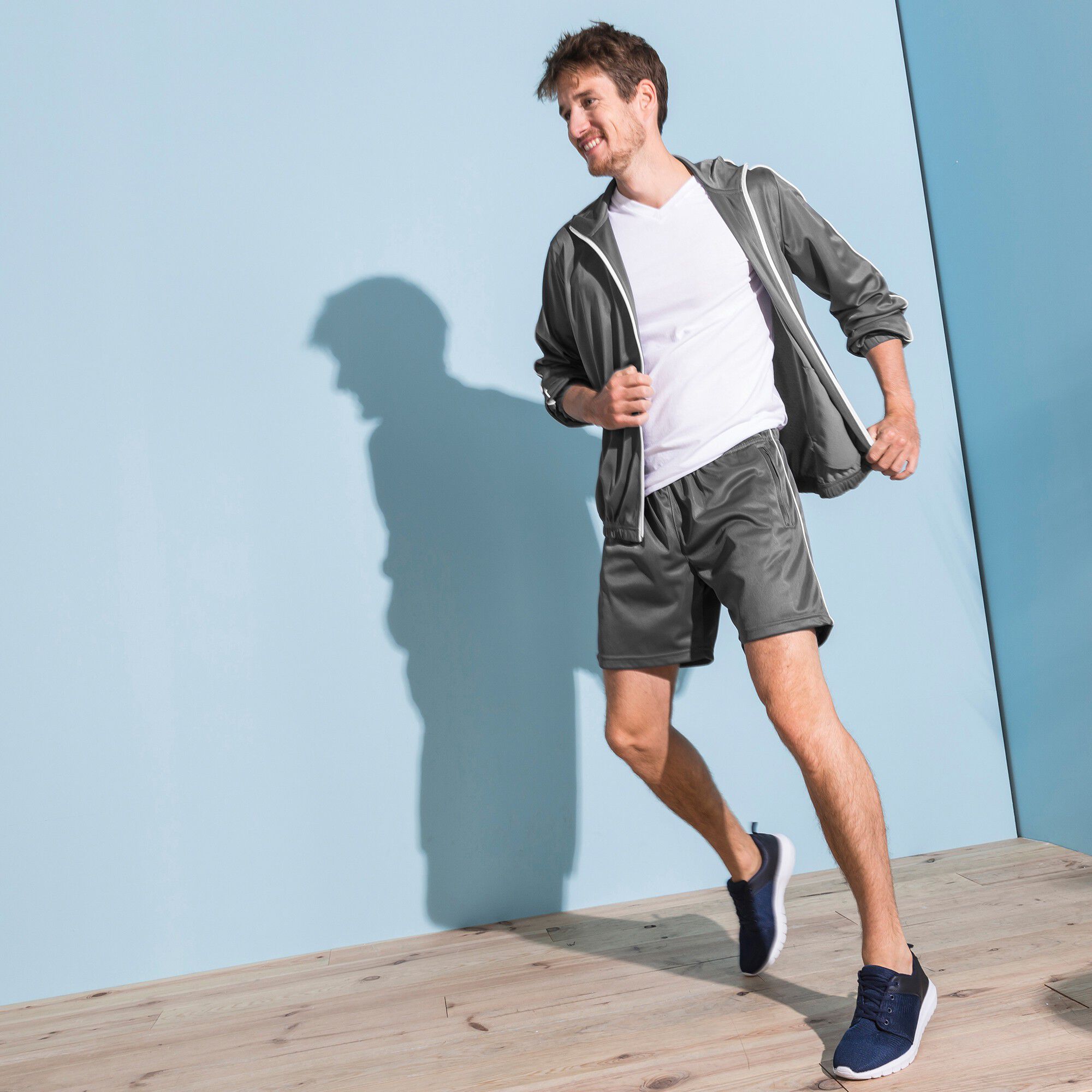Veste sport microfibre zippée