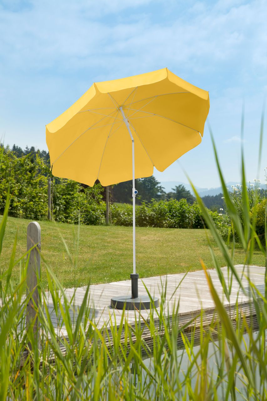 Schneider Schirme Schneider Sonnenschirm IBIZA, ca. 200 cm Ø, goldgelb