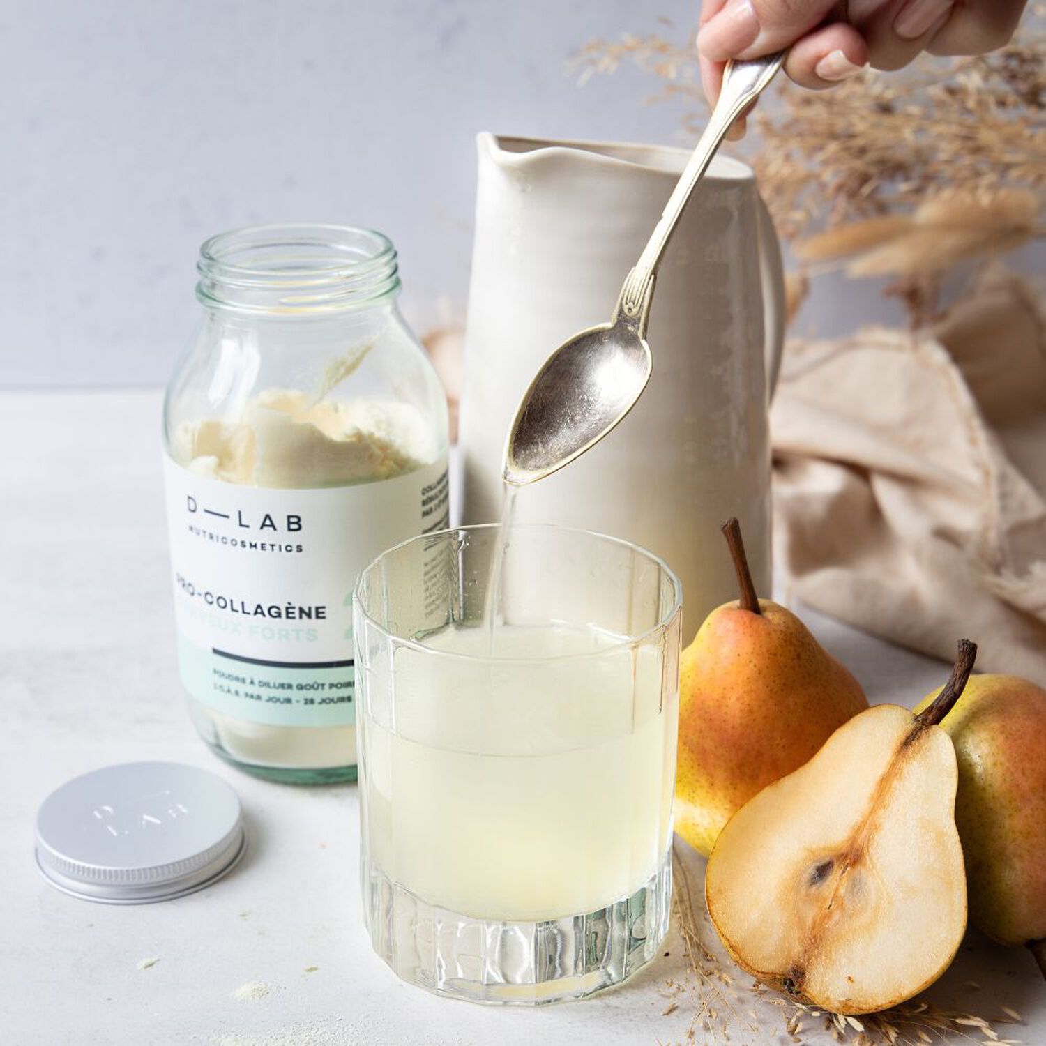 d-lab nutricosmetics Pro-Collagène Complément Alimentaire - Cheveux Forts 1 Mois
