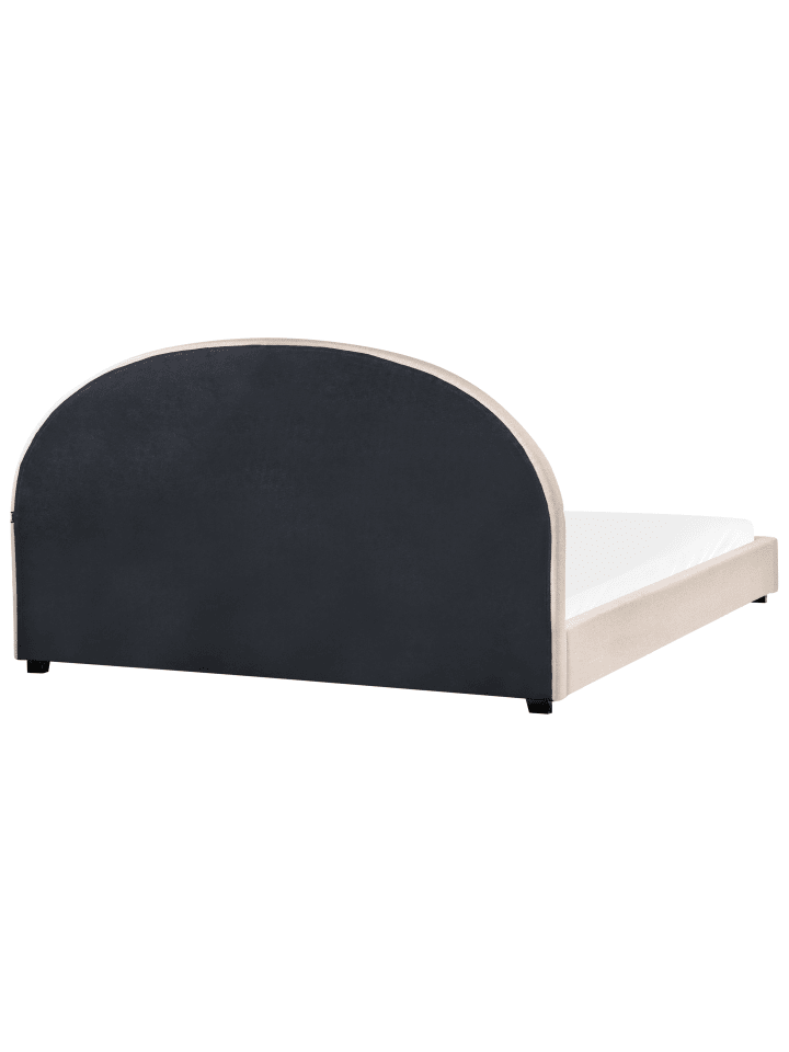 Beliani Doppelbett VAUCLUSE in Beige - (W) 194 x (H) 112 x (L) 214 cm günstig kaufen onesize
