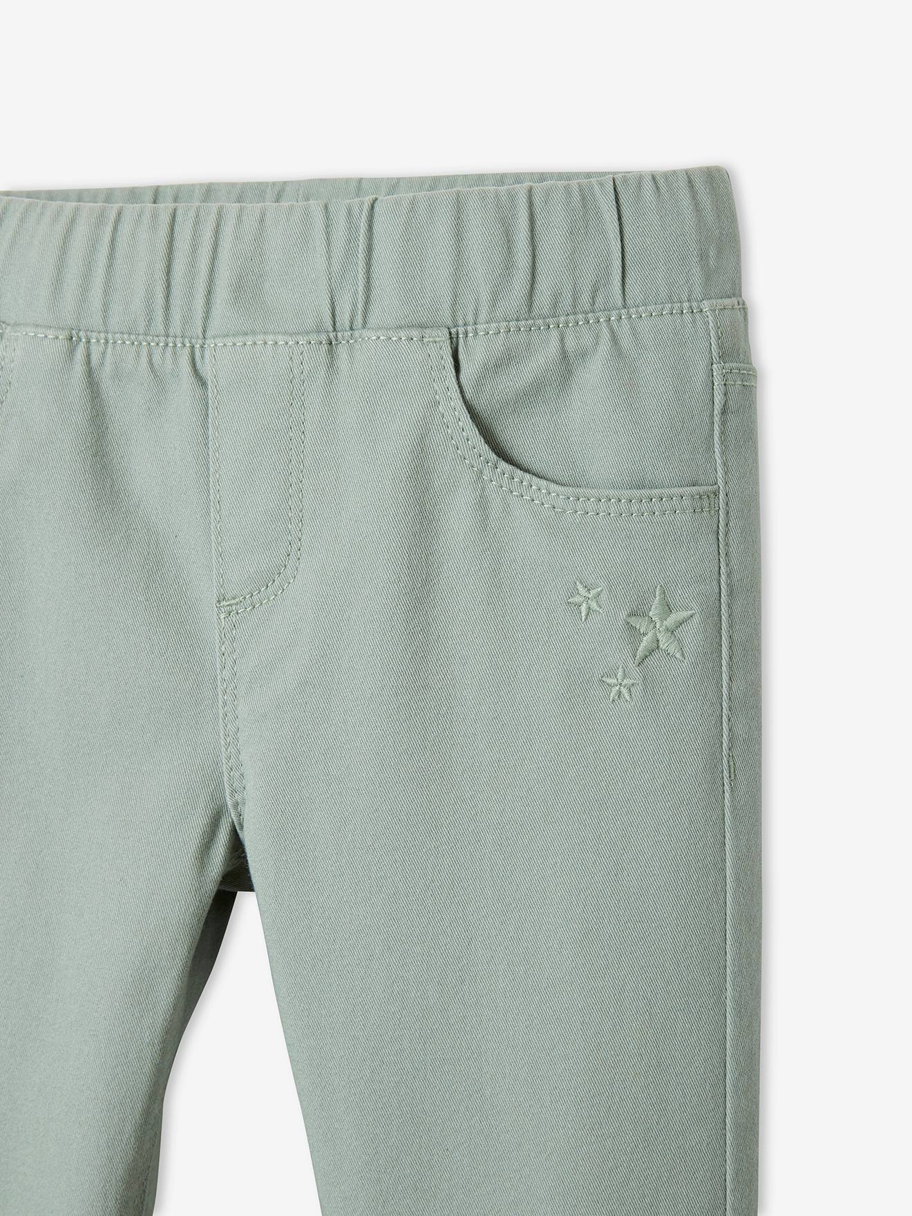 Vertbaudet Farbige Mädchen Treggings - hellblau