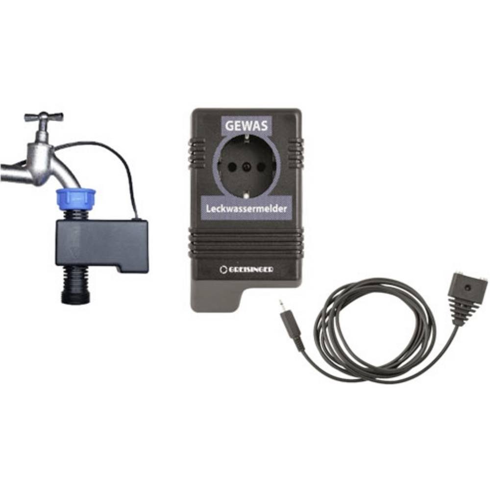 Greisinger Leckwassermelder mit Alarm GEWAS191-ANOV Smart-Home-Steuerelement, mit externem Sensor