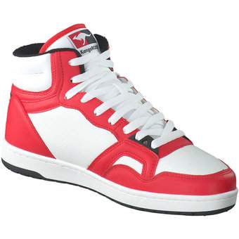 KangaROOS K-Slam Point Mid Sneaker in rot