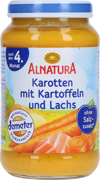 Alnatura Bio Karotten mit Kartoffeln & Lachs