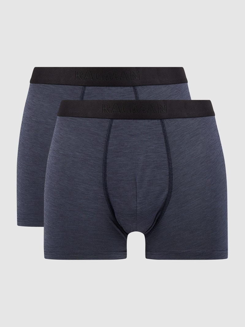 Trunks aus Jersey im 2er-Pack in rauchblau