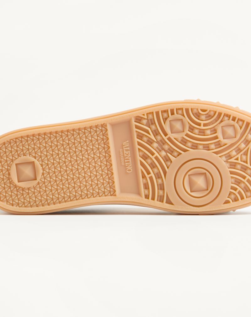 Baskets basses Upvillage en cuir fendu et cuir de veau nappa