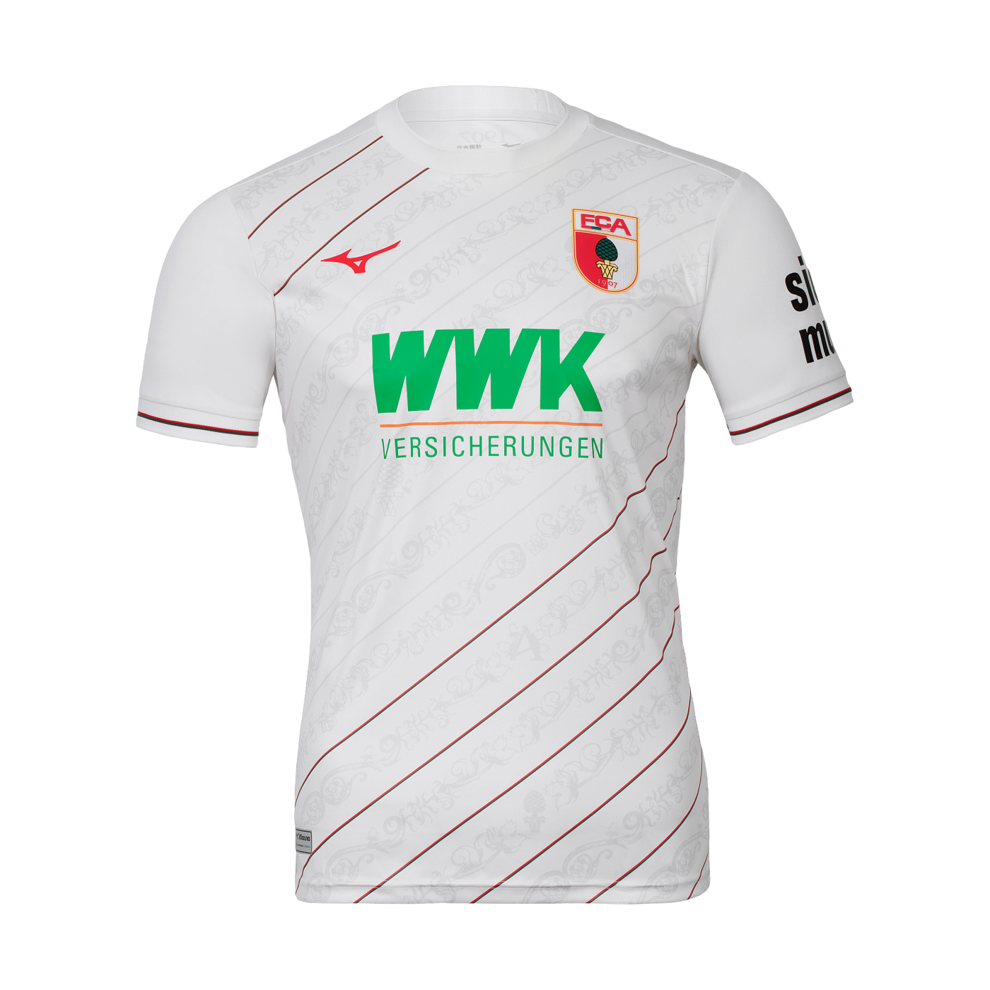 Mizuno FC Augsburg Trikot Home 2024/2025 Kids Weiss F07