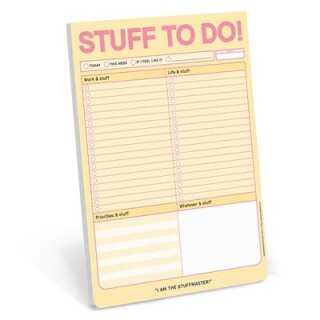 Knock Knock Big & Sticky Notepads - Stuff to do (EN)