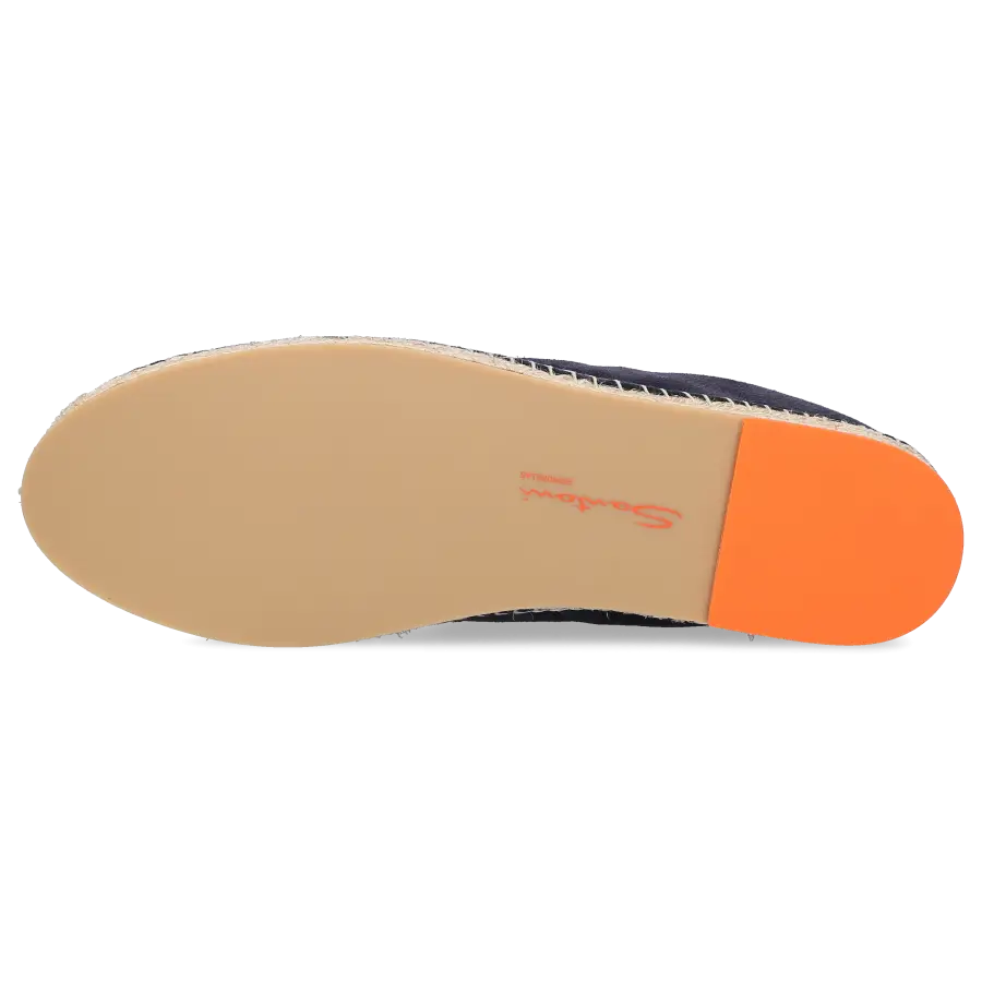 Santoni - Espadrilles 18405 Veloursleder - blau