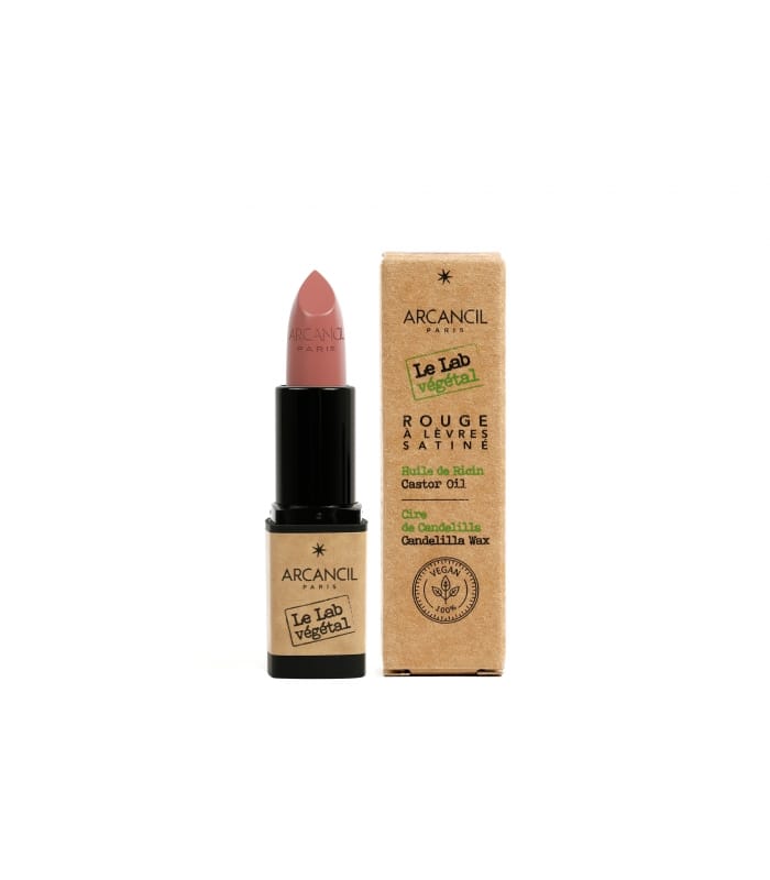 ARCANCIL VEGETAL-ROUGE À LÈVRES SATINÉ-Rouge à Lèvres Satiné Vegan