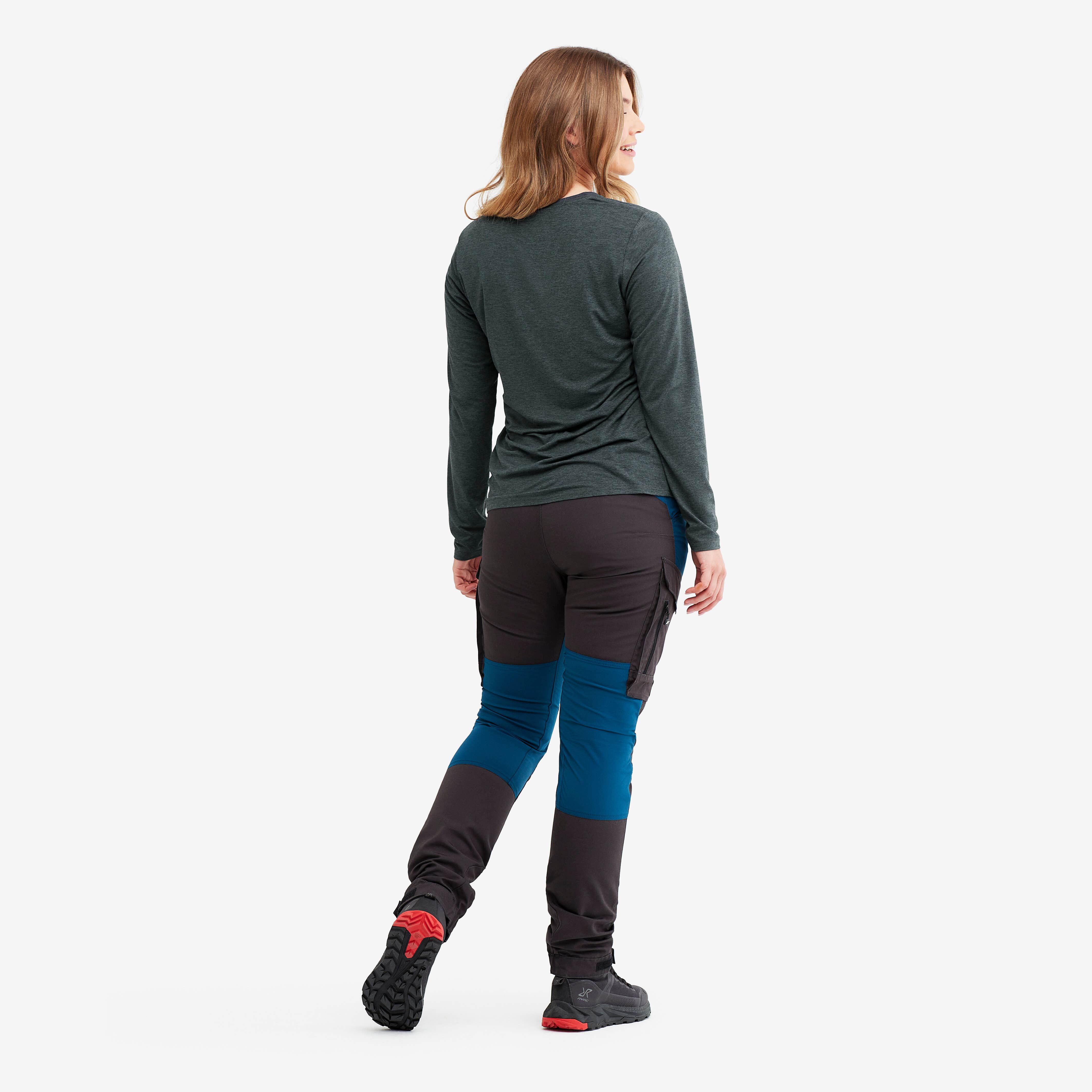 Vagabond Long Sleeve Tee Femme Anthracite Melange