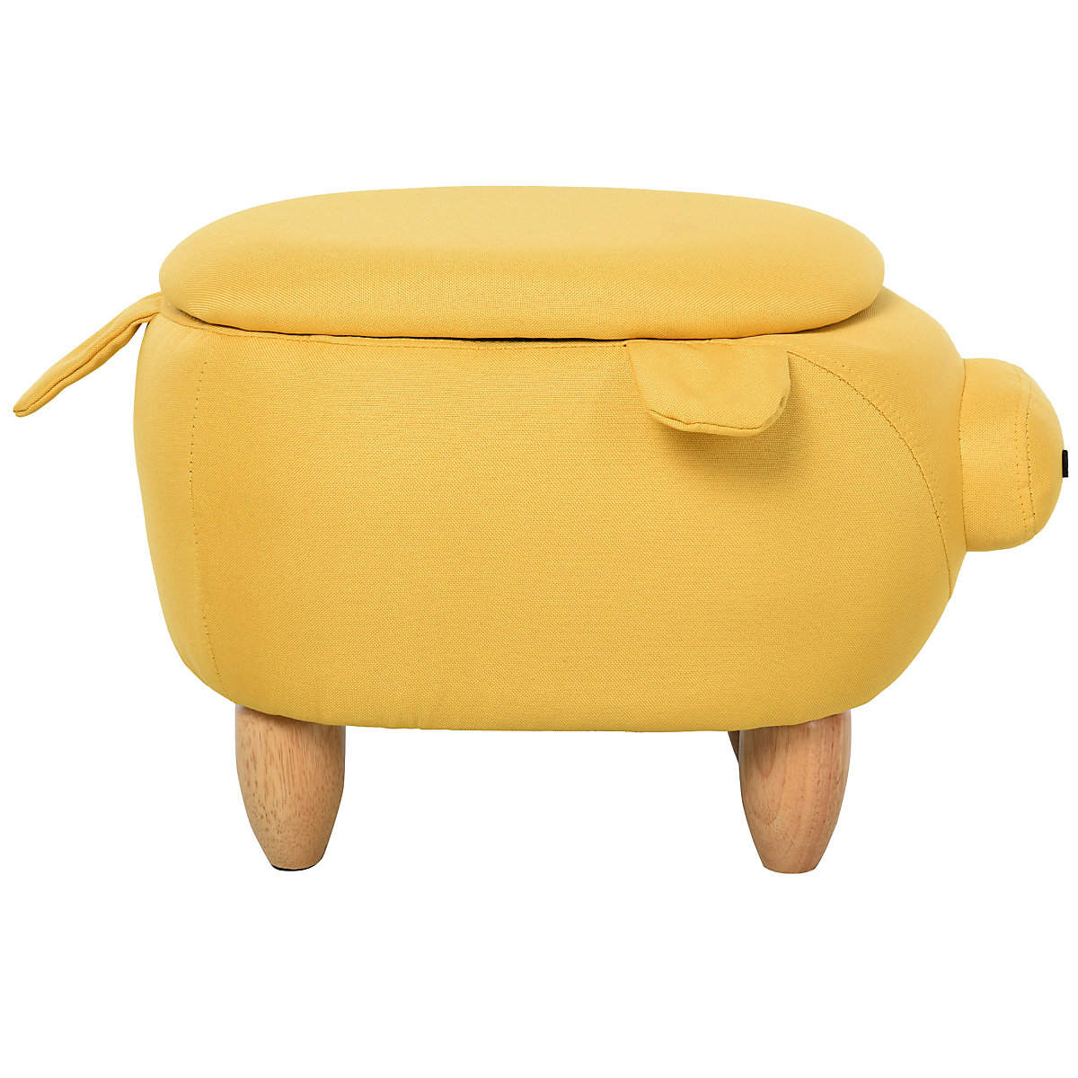 Kinderhocker in Schweinchenform