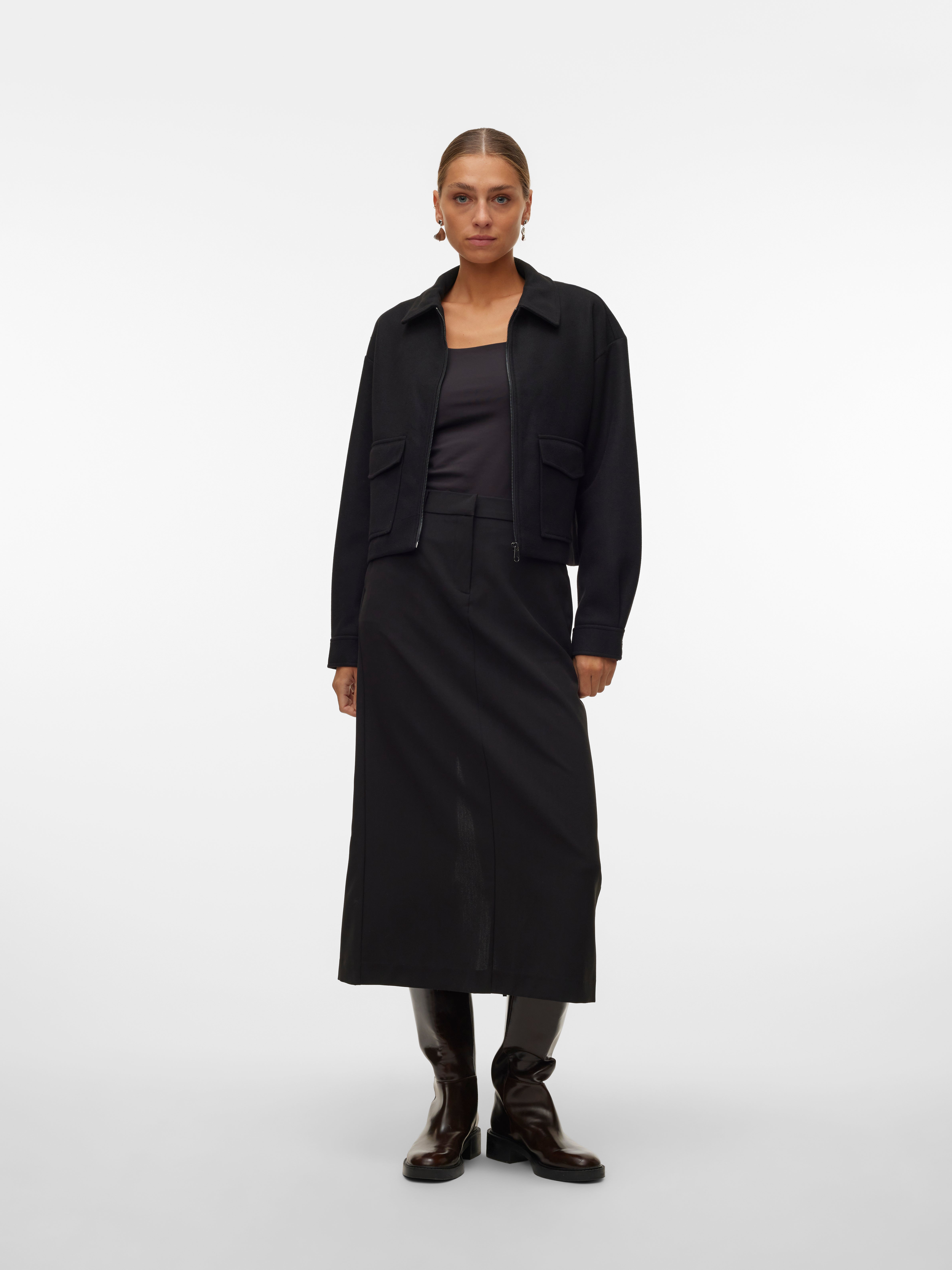 VMTROIAN Mittlere Taille Langer Rock