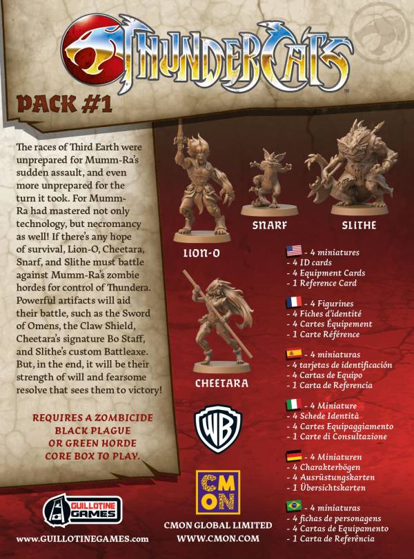 Zombicide – Thundercats Pack 1 (Erw.)
