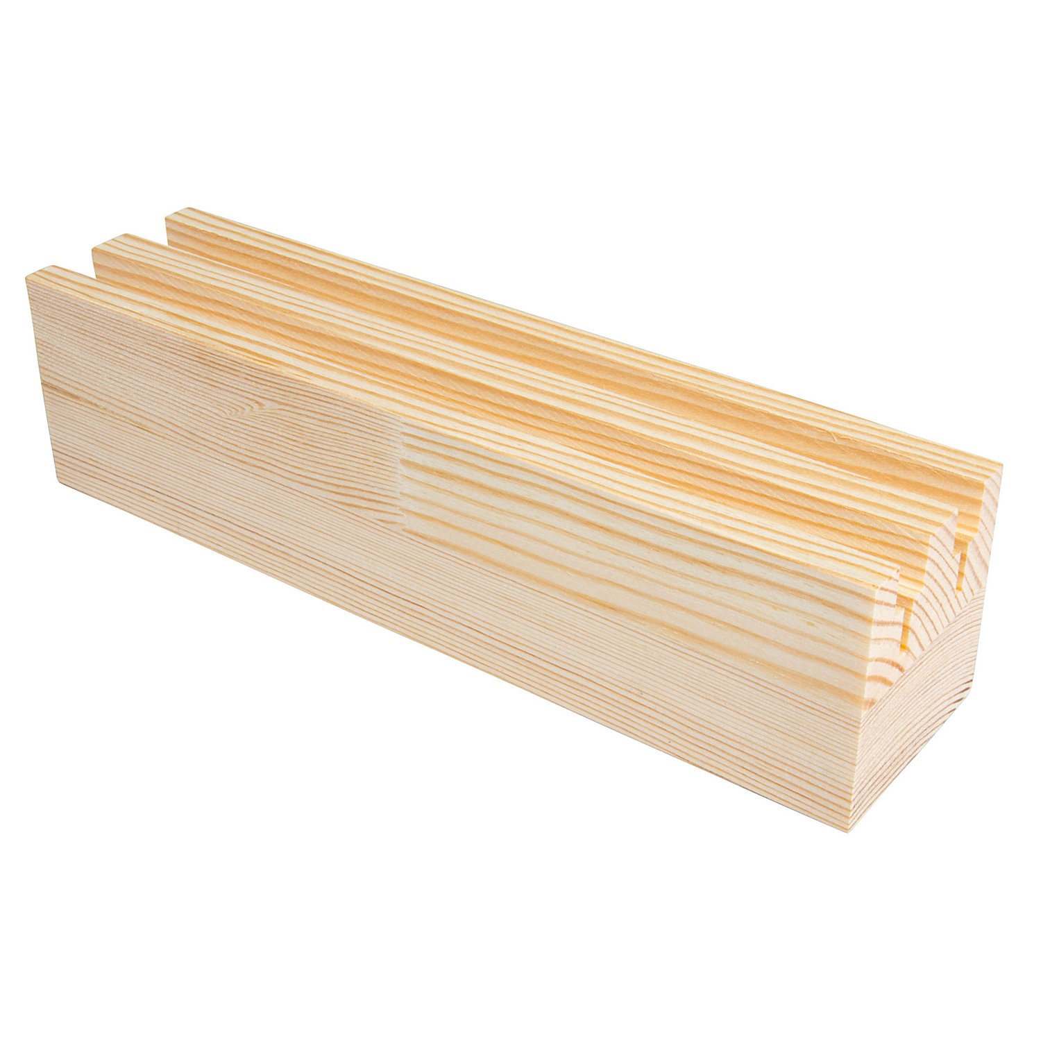 Holzaufsteller für Ringe