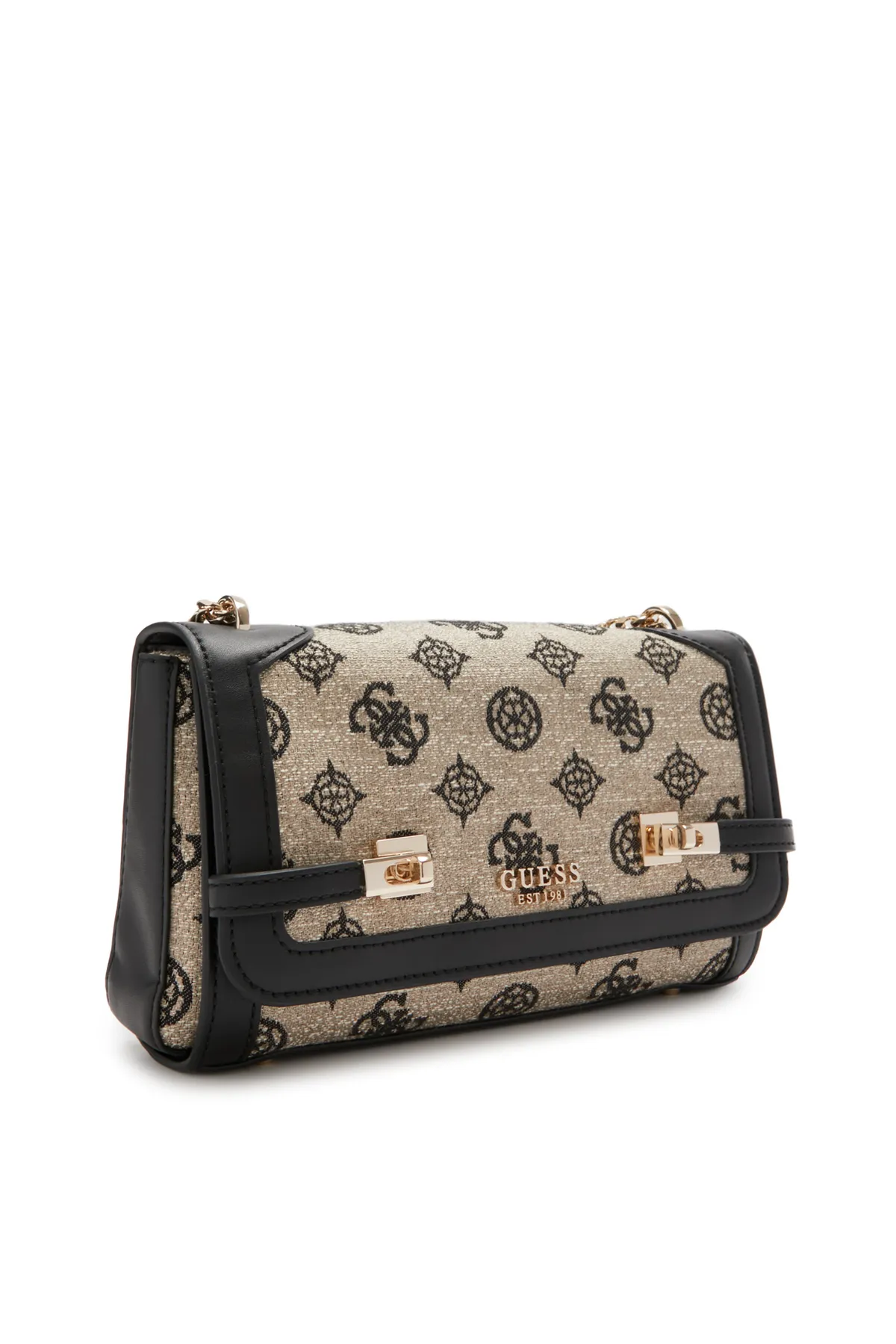 Guess  Loralee Damen Umhängetasche Beige/schwarz Hwjg92-26210-blo