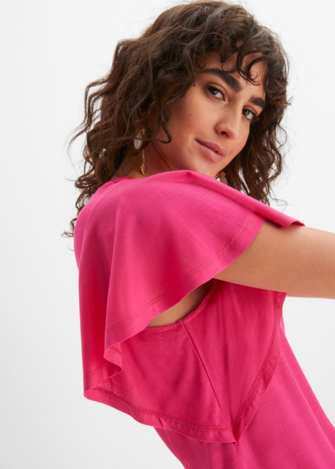 Shirt mit Volantärmel
