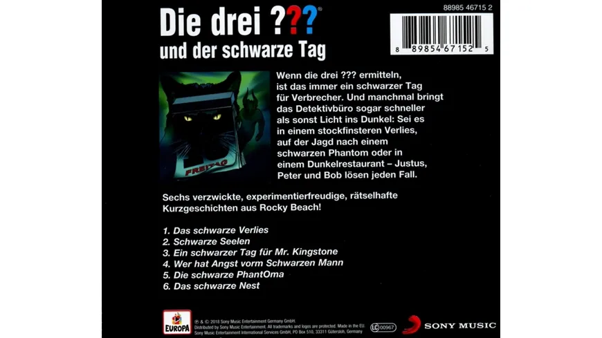 und der schwarze Tag (Sechs Kurzgeschichten)