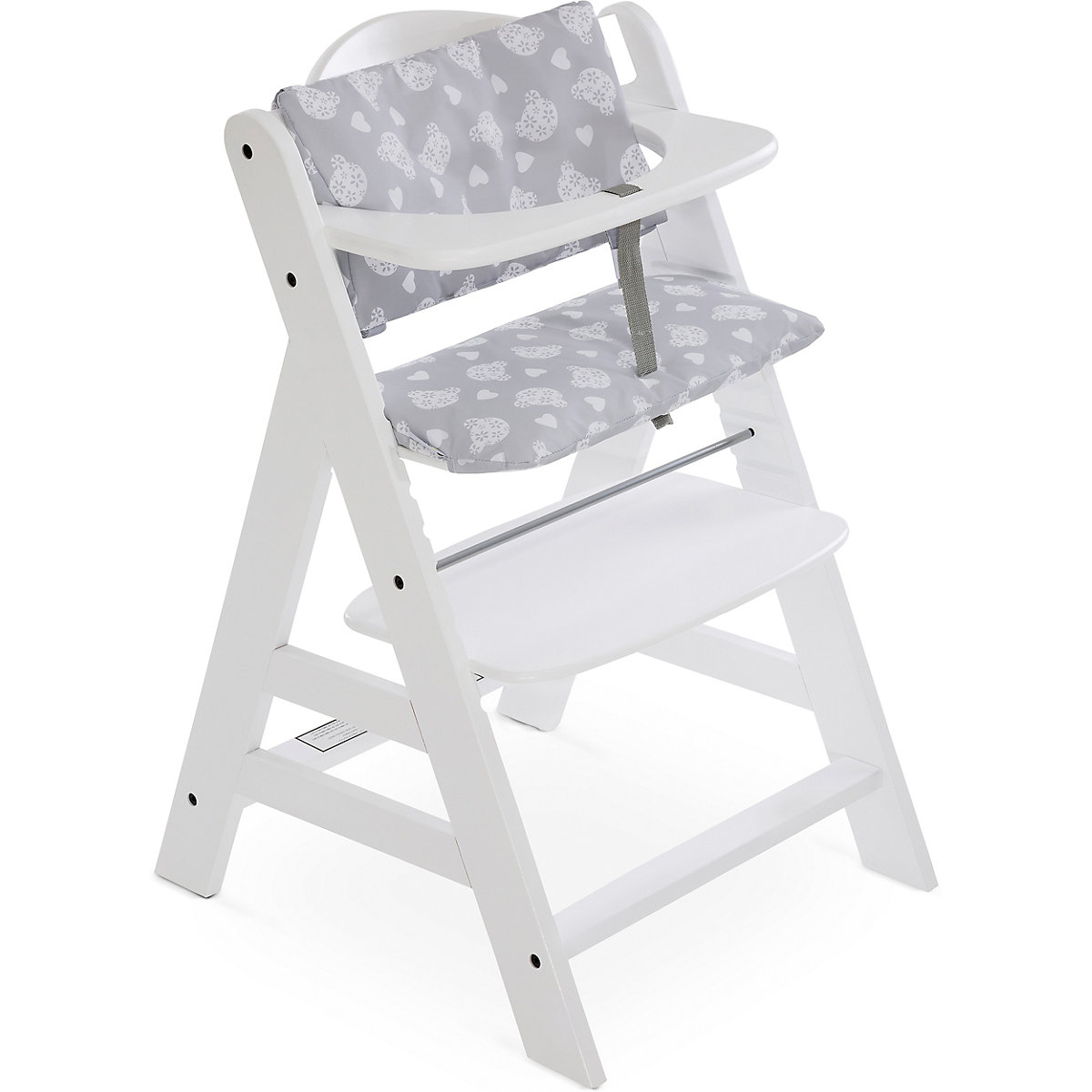 Sitzauflage Highchair Pad Deluxe, Teddy Grey