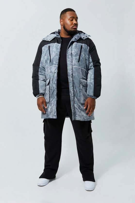 Plus Batik Ripstop Parka