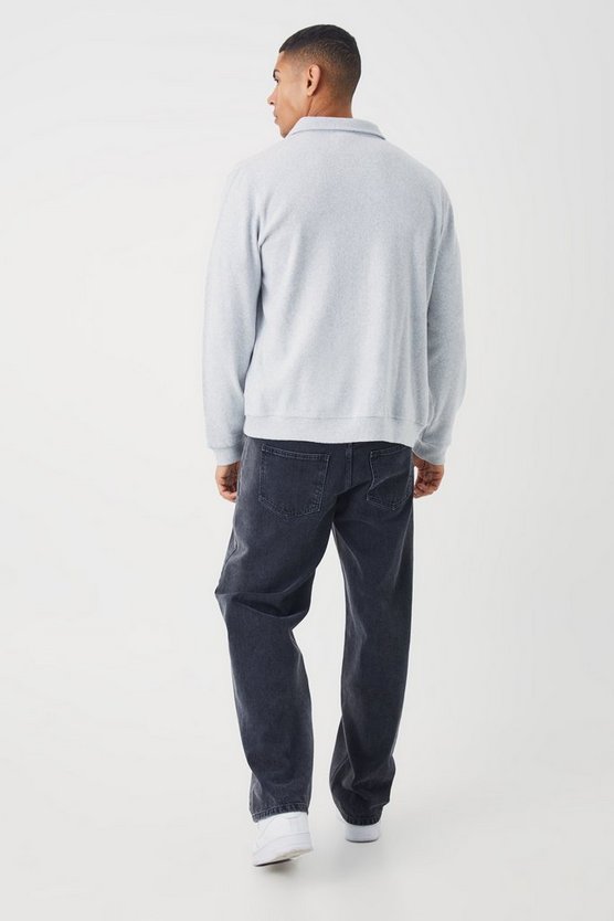 Ottoman Overshirt mit Reißverschluss