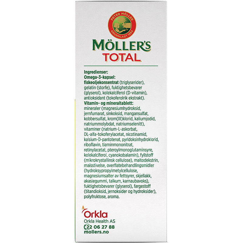 Möller's Möller's 56 stk kapsler Total