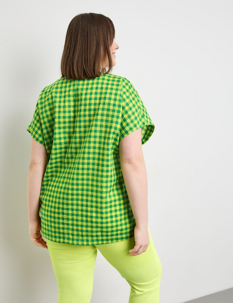 Blusenshirt mit Karomuster
