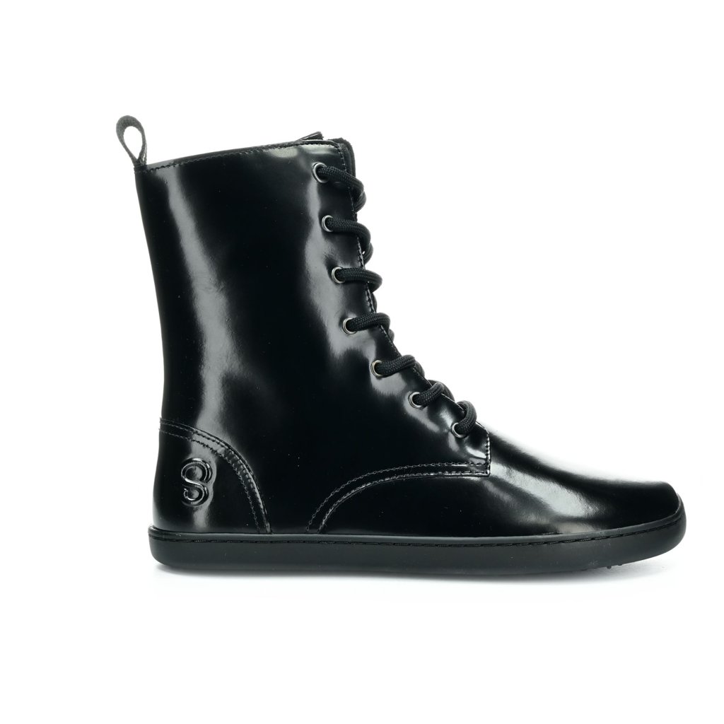 Shapen Maverick Black Barfußstiefeletten
