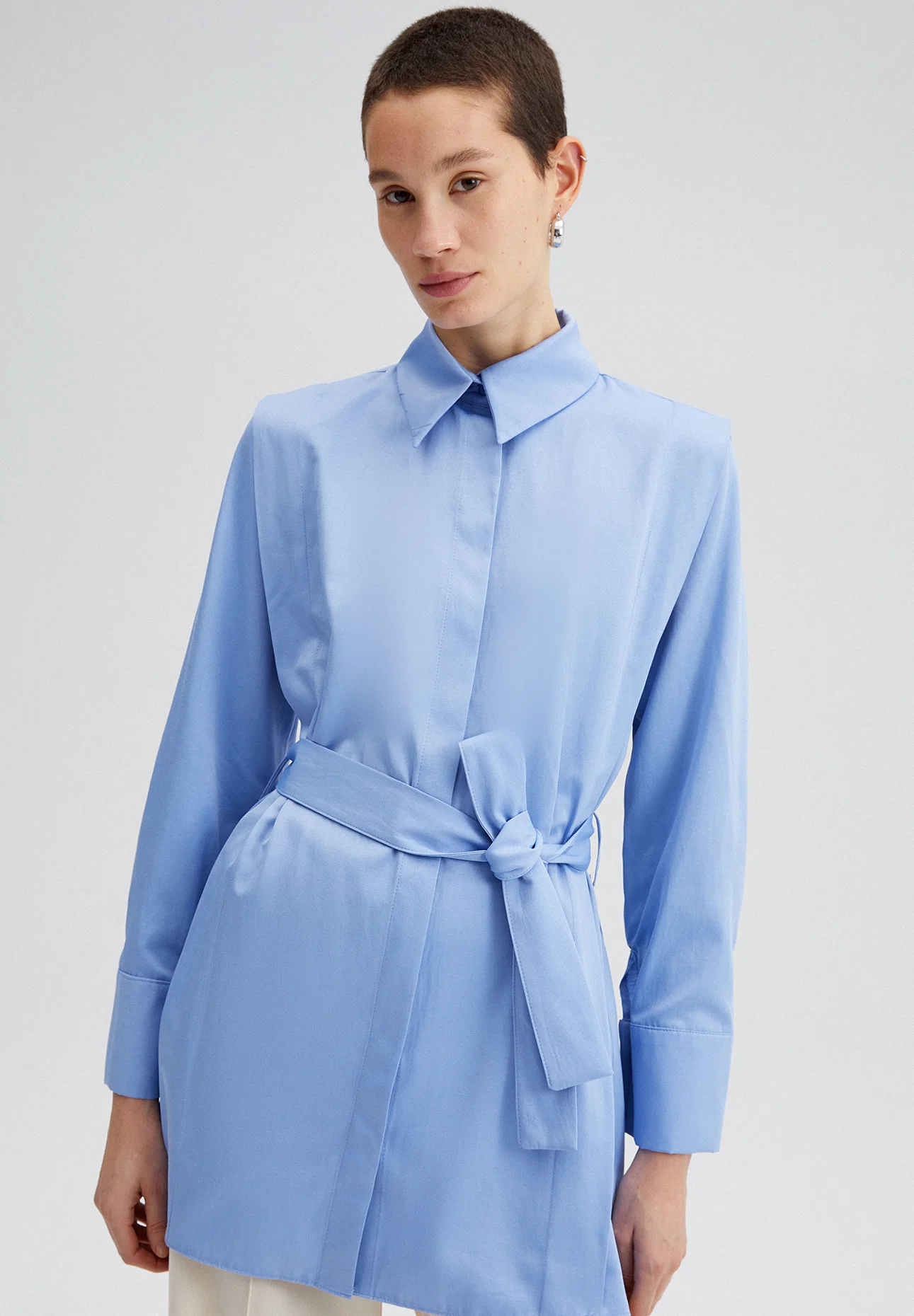 Touché Privé BELTED POPLIN - Camisa