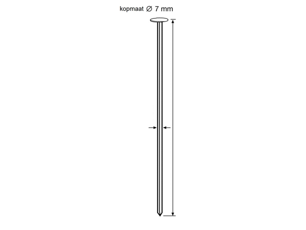 Dutack 5261017 Streifennagel 3,1 mm 21° verzinkt 83 mm glatt 4000 Stück