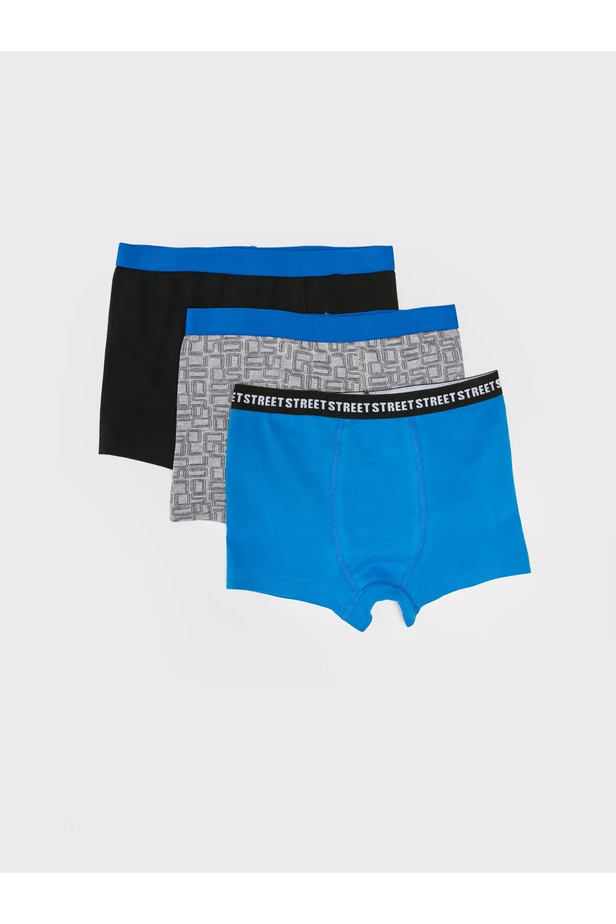 LC Waikiki  Jungen-Boxerset aus bedruckter Baumwolle im 3er-Set