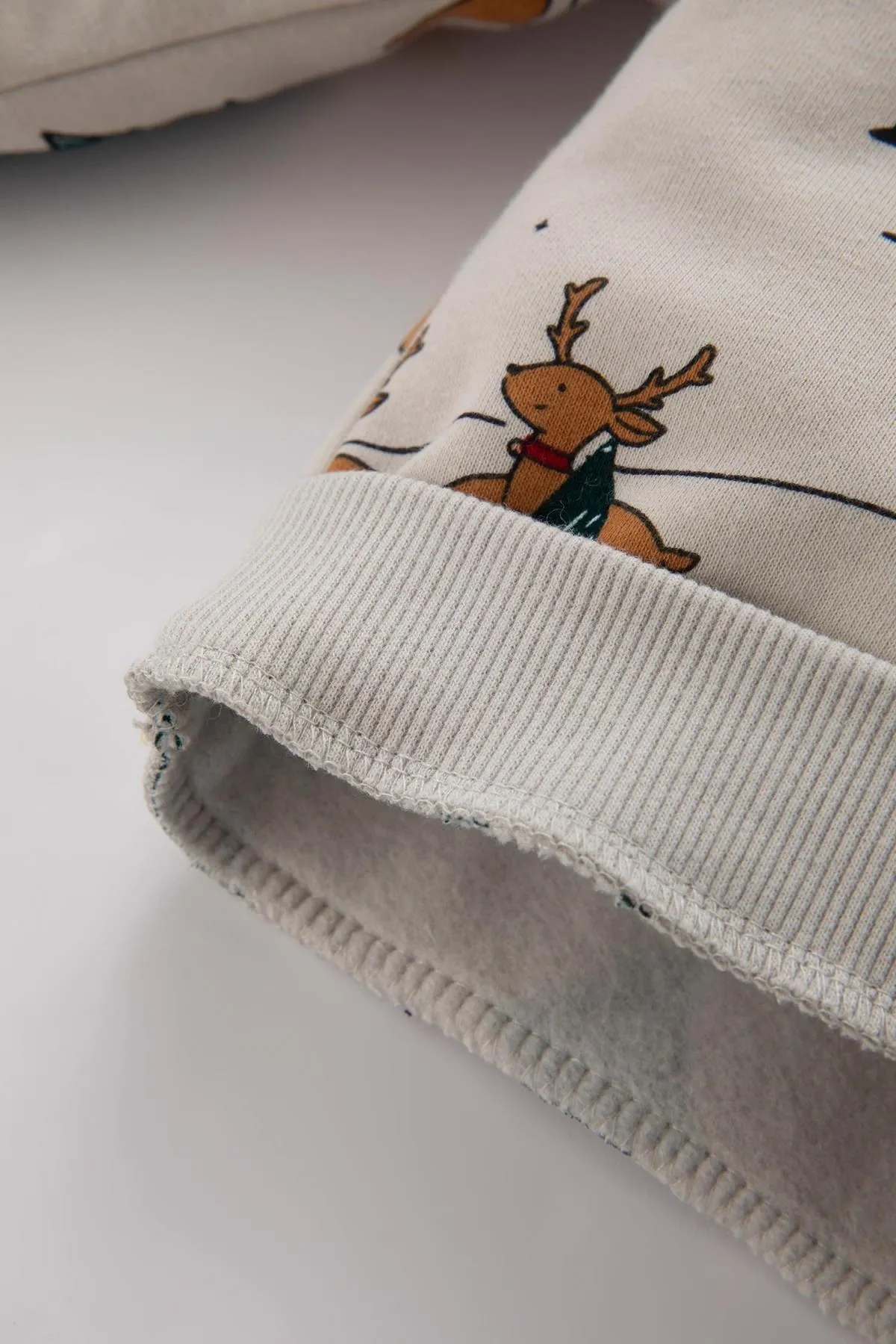 DeFacto  Dickes Sweatshirt-Jogginghose-Set mit Neujahrsmotiv für Babys im 2er-Set