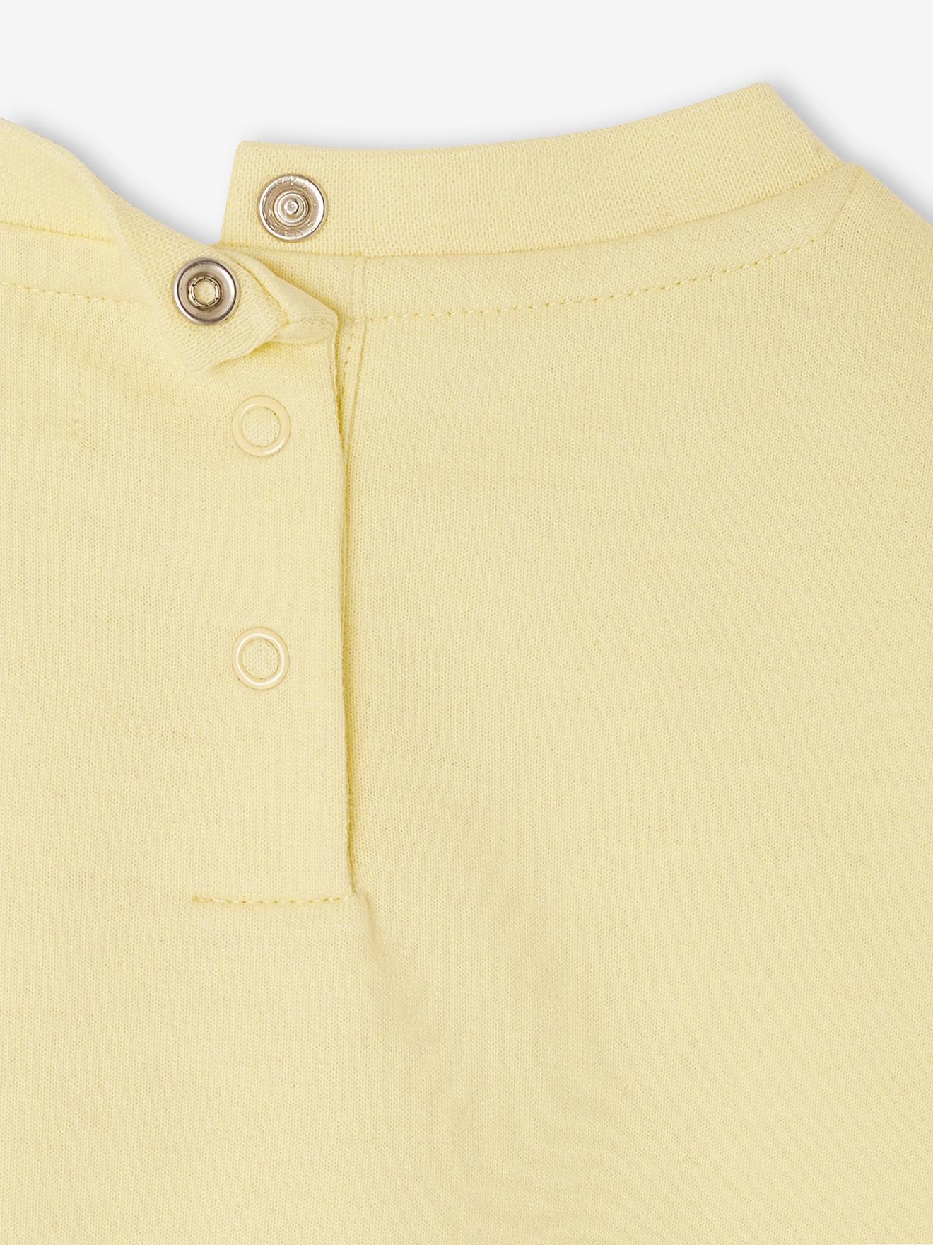 Vertbaudet Baby Sweatshirt BASIC Oeko-Tex - hellgelb