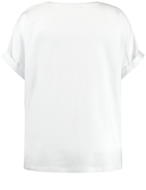 T-Shirt mit Frontprint und Pailletten-Dekor