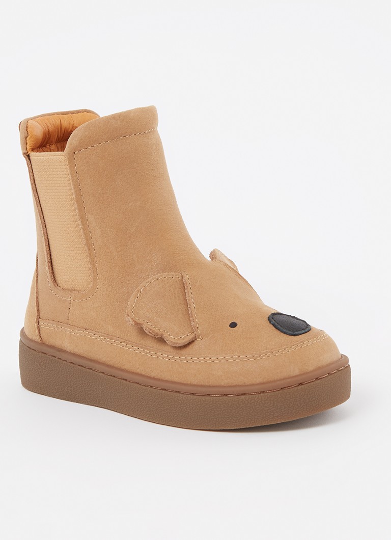 Donsje Amsterdam Thuru Classic Koala-nahkaiset Chelsea-saappaat