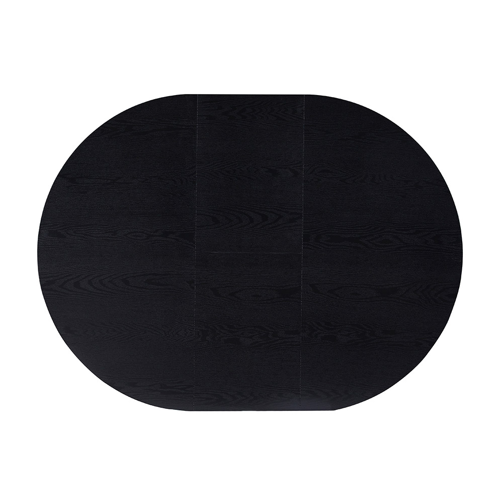 Home Deluxe HOME DELUXE Esstisch Rund Ausziehbar AVENTURA inkl. Sternfuß - 120 x 120 cm Dark Oak