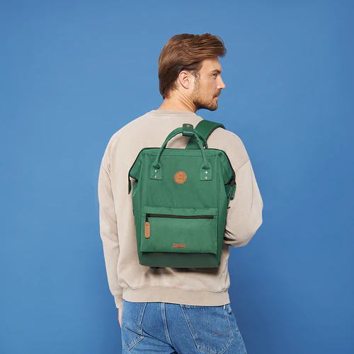 Saint Laurent green medium front pocket