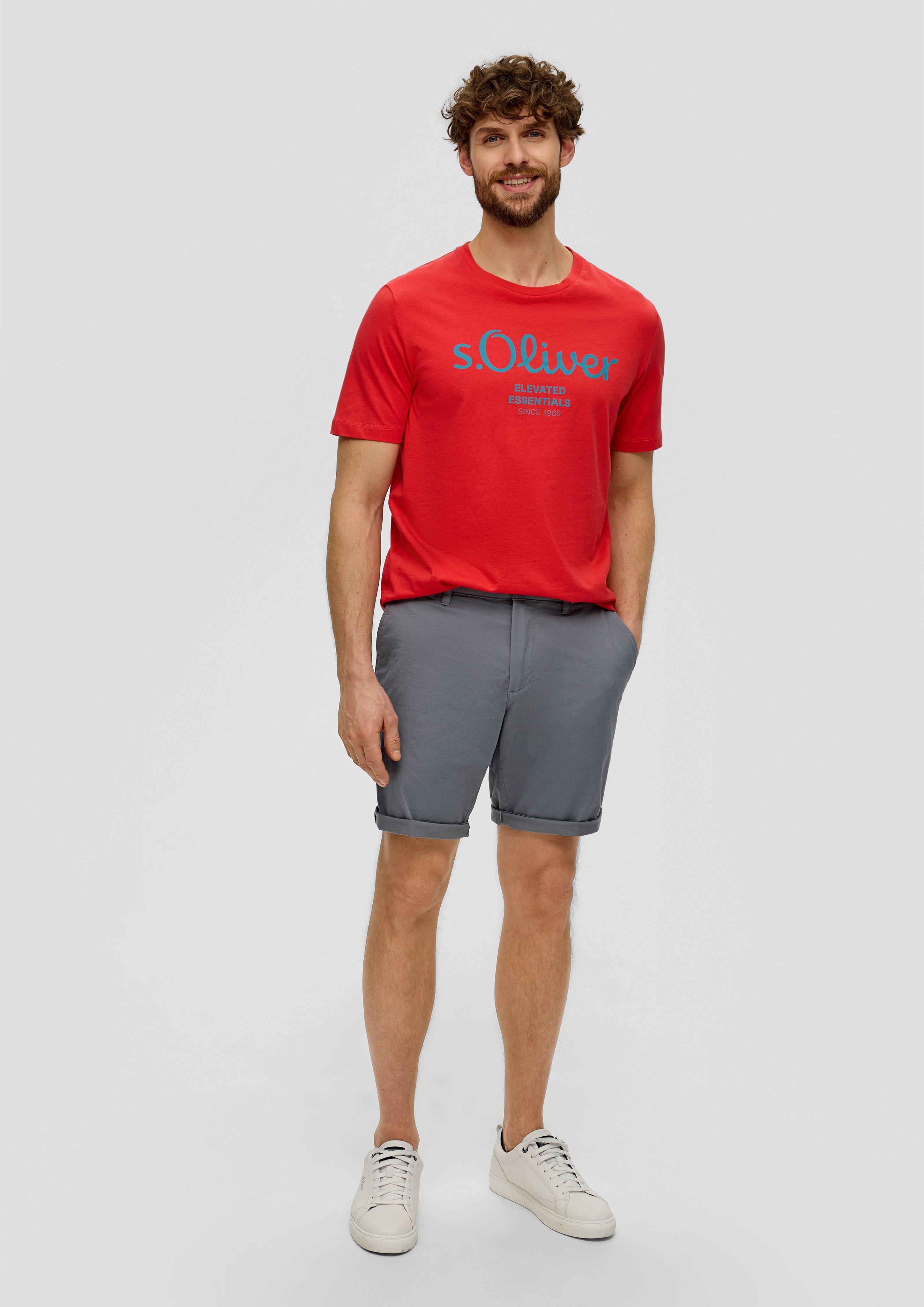 Slim Fit: Bermuda aus Baumwollstretch  2143799-9500