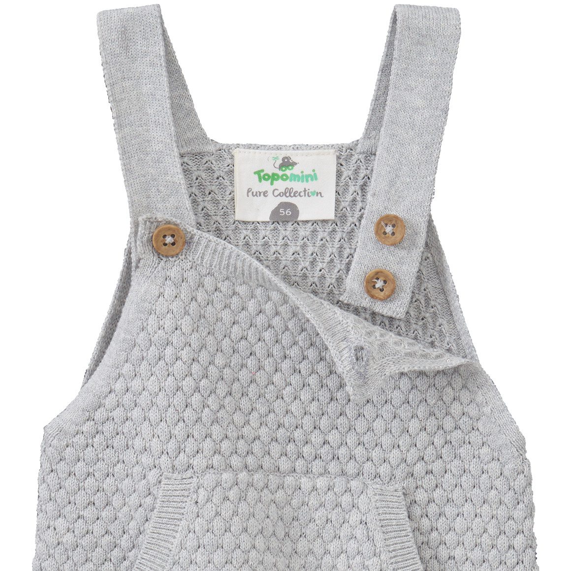 Newborn Stricklatzhose mit Wabenmuster