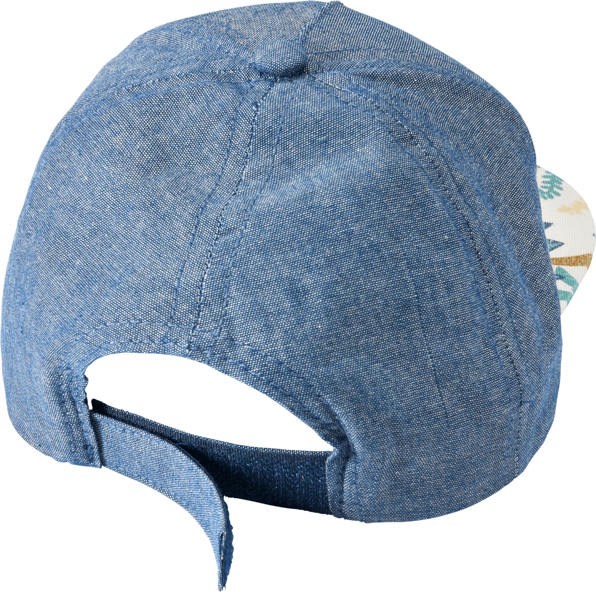 Basecap mit Palmen-Muster, blau, Gr. 52/53, 1 St