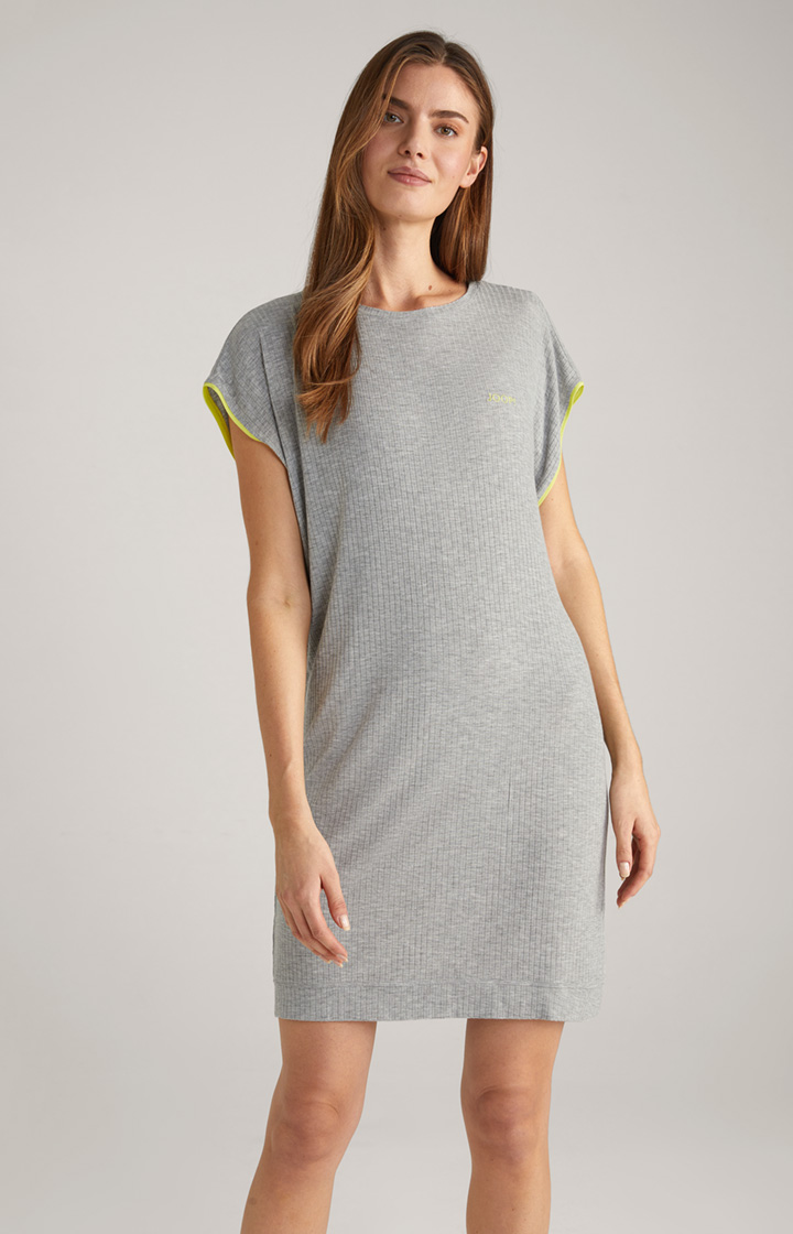 Loungewear Longshirt in Grey Melange