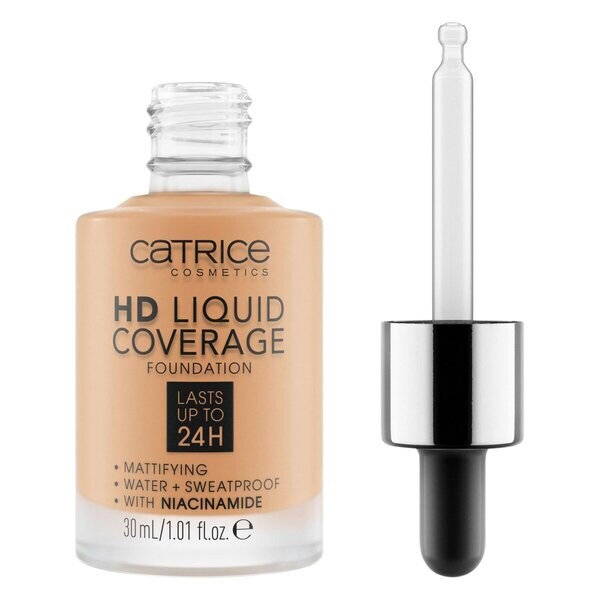 Catrice HD 34 Medium Beige folyékony fedésű alapozó 30ml