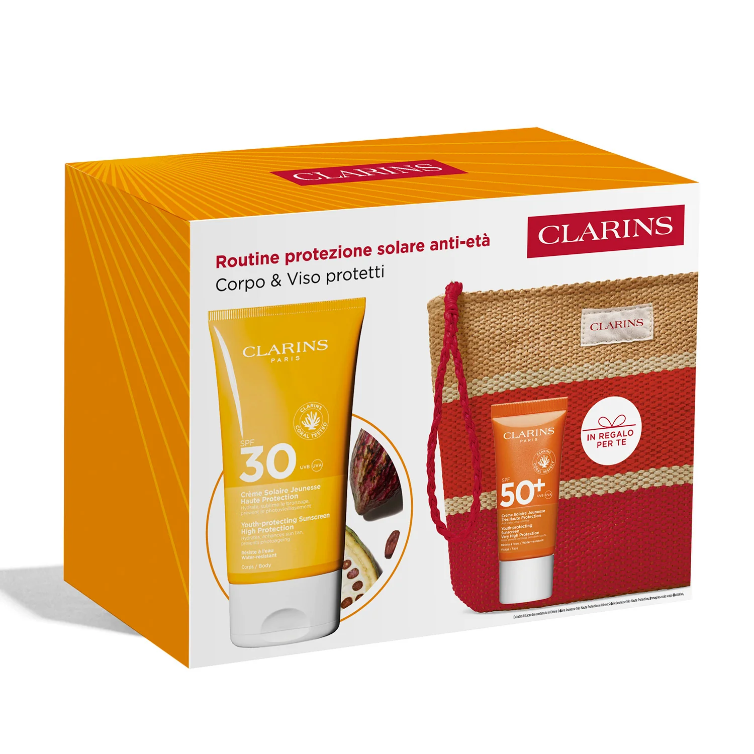 Sun Routine Anti-Aging Sun Protection - Sun Set, Sun Set, High Protection Body Sun Cream, High Protection Face Sun Cream.