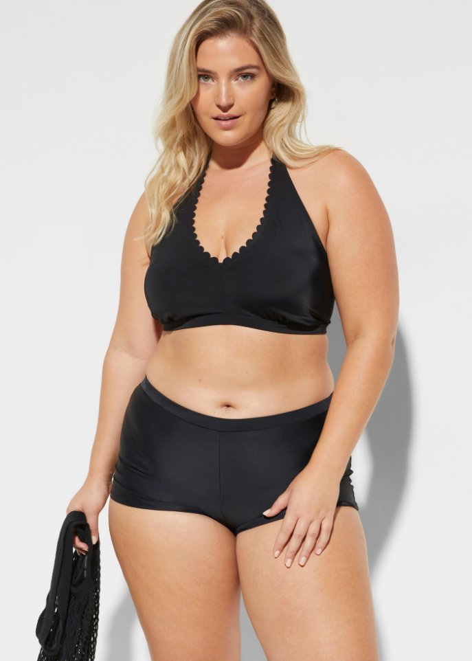 Neckholder Bikini Oberteil aus recyceltem Polyamid