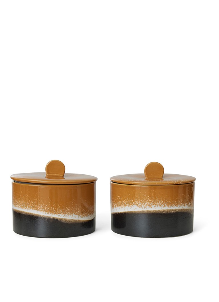 Borcan pentru fursecuri HKliving de 165 cl, stil anii '70