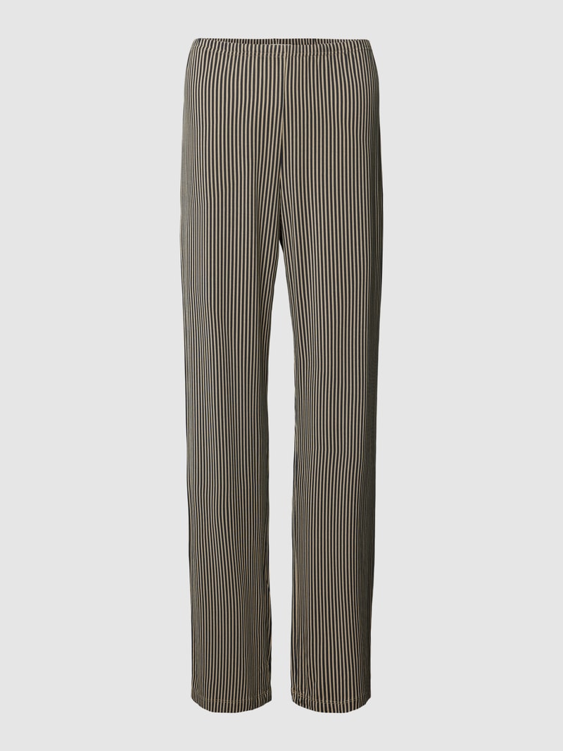 Pyjama-Hose mit Streifenmuster Modell 'MIX N MATCH' in dunkelblau