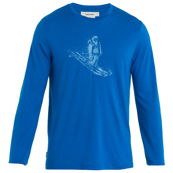 Icebreaker - Tech Lite II L/S Tee Skiing Yeti - Merinoshirt