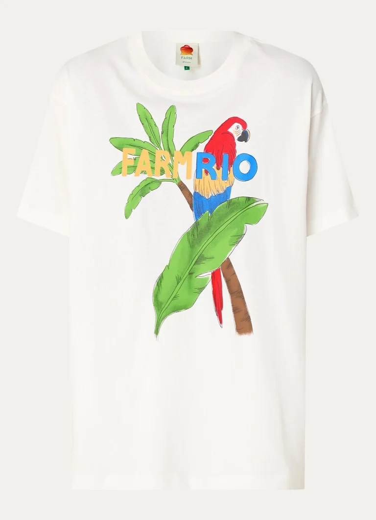 T-shirt Farm Rio con logo stampato